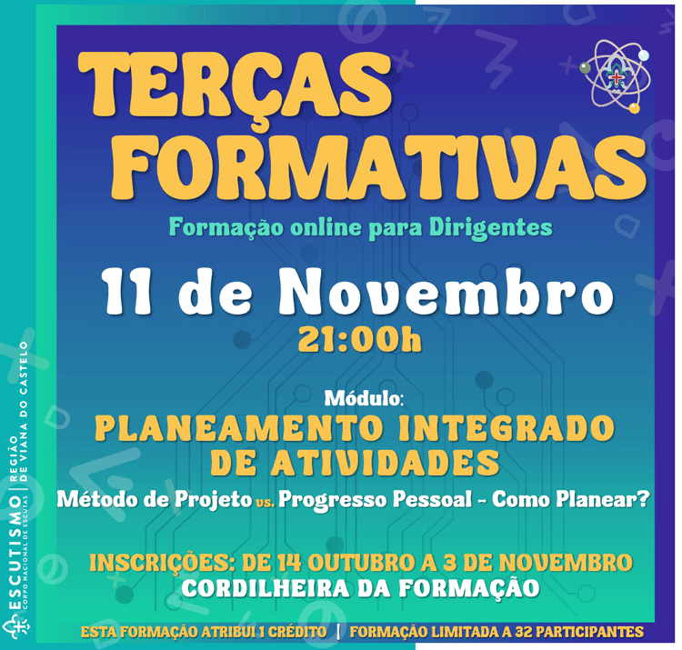 Terças Formativas - Novembro 2025